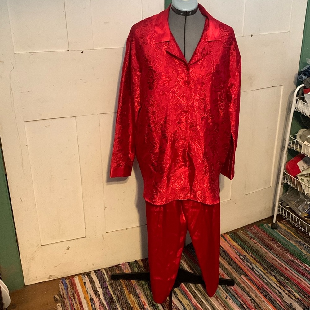 3/$50 NWT Vintage Jenny Buchanan Intimates 2piece Pajamas Sz Large Loungewear